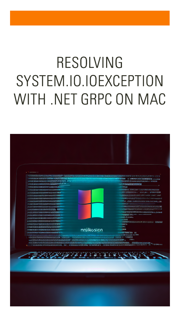 System.IO.IOException with a .NET gRPC Project on Mac